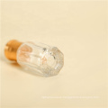 Cosmetic Packaging Clear Empty Hexagonal Roller 3ml 6ml Essential Oil Glass Ball Bottles With Roll